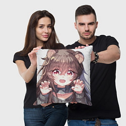 Подушка квадратная Восхождение Героя Щита Raphtalia, цвет: 3D-принт — фото 2