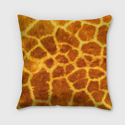 Подушка квадратная Шкура жирафа - текстура