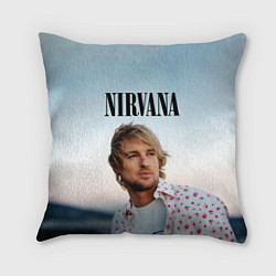 Подушка квадратная Тру фанат Nirvana