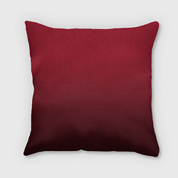 Подушка квадратная Градиент цвета тёмный кабаре, цвет: 3D-принт
