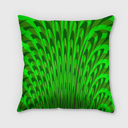 Подушка квадратная Травяные стрелы, цвет: 3D-принт