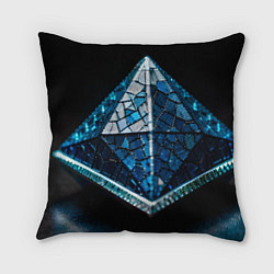 Подушка квадратная Таинственный гиацинт, цвет: 3D-принт