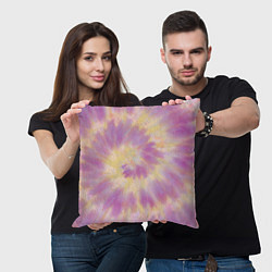 Подушка квадратная Tie-Dye дизайн, цвет: 3D-принт — фото 2