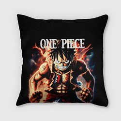 Подушка квадратная Злой Луффи из One Piece