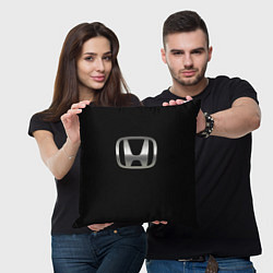 Подушка квадратная Honda sport auto, цвет: 3D-принт — фото 2