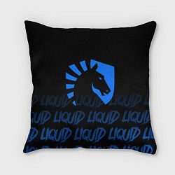 Подушка квадратная Team Liquid style, цвет: 3D-принт