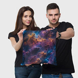 Подушка квадратная Космическая туманность, цвет: 3D-принт — фото 2