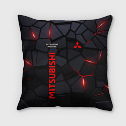 Подушка квадратная Mitsubishi черные плиты с эффектом свечения
