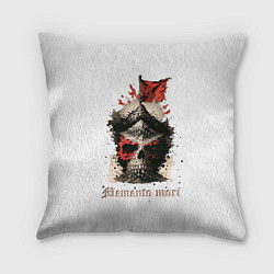 Подушка квадратная Череп memento mori, цвет: 3D-принт