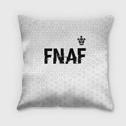 Подушка квадратная FNAF glitch на светлом фоне посередине