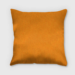 Подушка квадратная Жёлто-оранжевый текстура однотонный