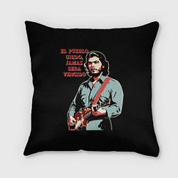 Подушка квадратная Че Гевара с гитарой