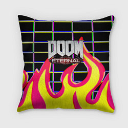 Подушка квадратная Doom Eternal retro game