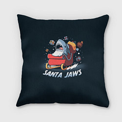 Подушка квадратная Santa Jaws
