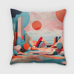 Подушка квадратная Геометрия природы