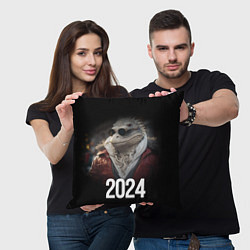 Подушка квадратная 2024 реалистичный дракон, цвет: 3D-принт — фото 2