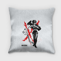 Подушка квадратная Maki Zenin - Jujutsu kaisen, цвет: 3D-принт