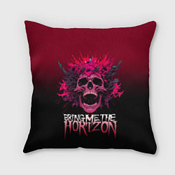 Подушка квадратная Bring Me the Horizon - rock band, цвет: 3D-принт
