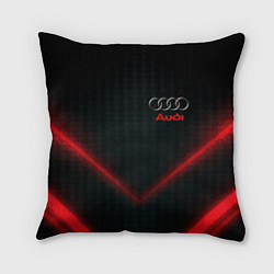 Подушка квадратная Audi stripes neon