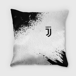Подушка квадратная Juventus sport color black
