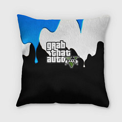 Подушка квадратная GTA 5 краски гейм