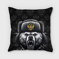 Подушка квадратная Русский медведь