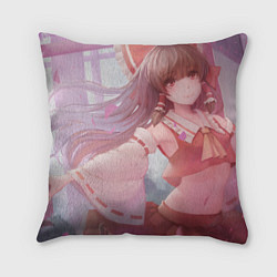 Подушка квадратная Touhou Project Рейму улыбка
