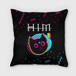 Подушка квадратная HIM - rock star cat