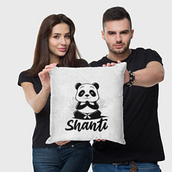 Подушка квадратная Шанти панда, цвет: 3D-принт — фото 2