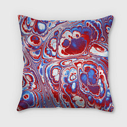 Подушка квадратная Абстрактный разноцветный паттерн, цвет: 3D-принт