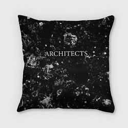 Подушка квадратная Architects black ice