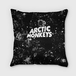 Подушка квадратная Arctic Monkeys black ice