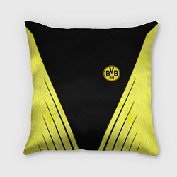 Подушка квадратная Borussia geometry yellow
