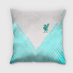 Подушка квадратная Liverpool logo texture fc