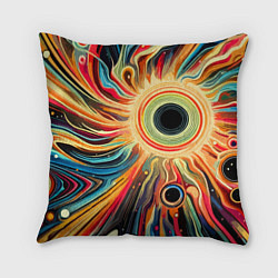 Подушка квадратная Space abstraction - ai art, цвет: 3D-принт