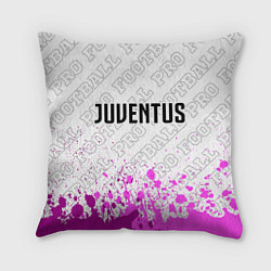Подушка квадратная Juventus pro football посередине