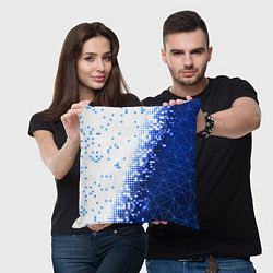 Подушка квадратная Поврежденный цифровой скин, цвет: 3D-принт — фото 2