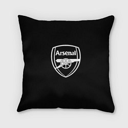 Подушка квадратная Arsenal fc белое лого