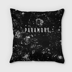 Подушка квадратная Paramore black ice, цвет: 3D-принт