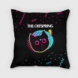 Подушка квадратная The Offspring - rock star cat, цвет: 3D-принт