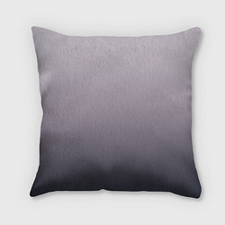 Подушка квадратная Бледный серо-пурпурный градиент, цвет: 3D-принт
