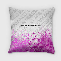 Подушка квадратная Manchester City pro football посередине