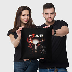 Подушка квадратная FEAR 3, цвет: 3D-принт — фото 2
