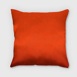 Подушка квадратная Пылкий красно-оранжевый градиент