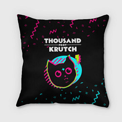 Подушка квадратная Thousand Foot Krutch - rock star cat
