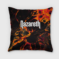 Подушка квадратная Nazareth red lava
