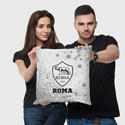 Подушка квадратная Roma sport на светлом фоне, цвет: 3D-принт — фото 2