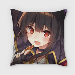 Подушка квадратная Konosuba Мэгумин cute, цвет: 3D-принт