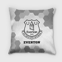 Подушка квадратная Everton sport на светлом фоне