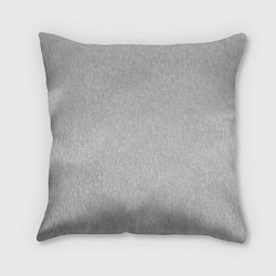 Подушка квадратная Однотонный светло-серый текстурированный